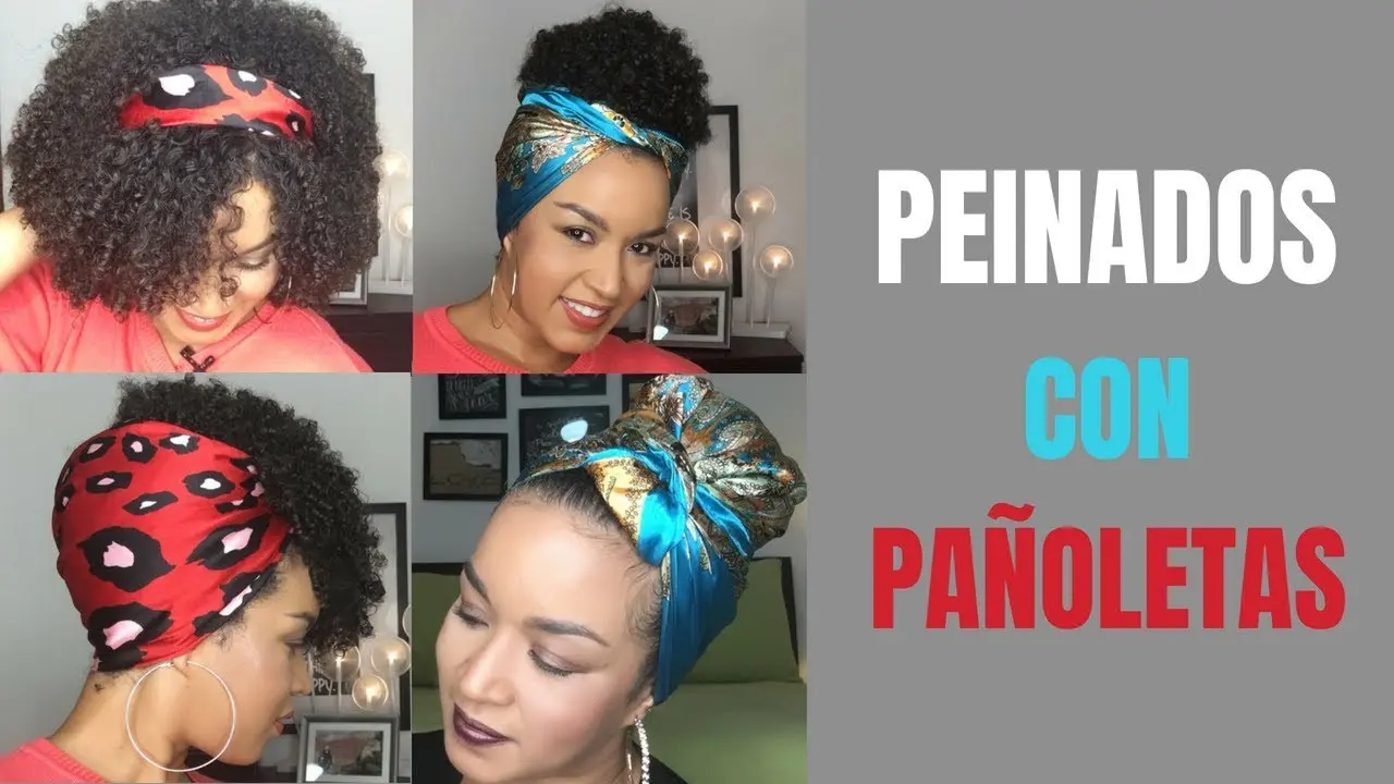 peinados con pañuelos pelo rizado - Cómo dormir con el pelo rizado