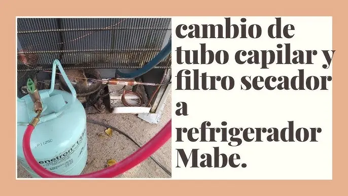 como se cambia capilar de un frezer - Cómo poner un freezer para que no congela