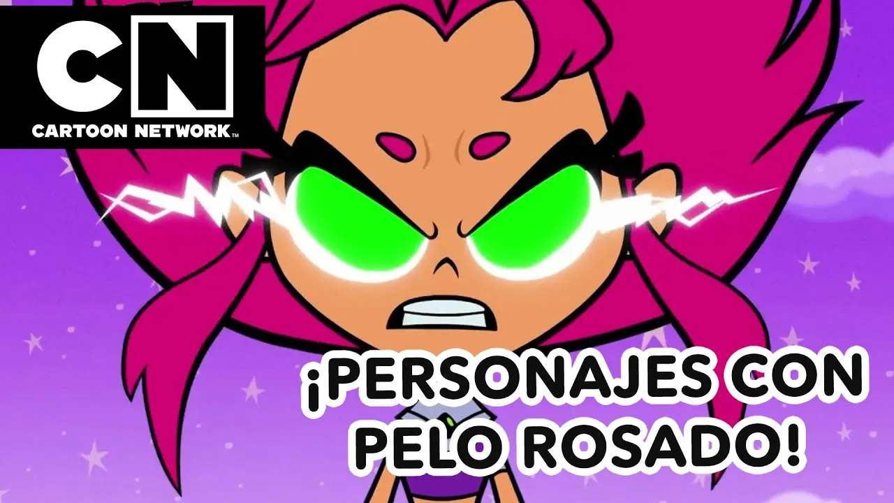 chica pelo rosa dibujos animados - Cómo se escribe LazyTown