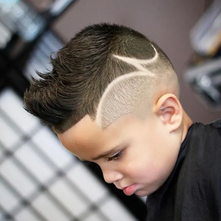 corte de pelo para niño con dibujo - Cómo se llama el corte de pelo de Junior