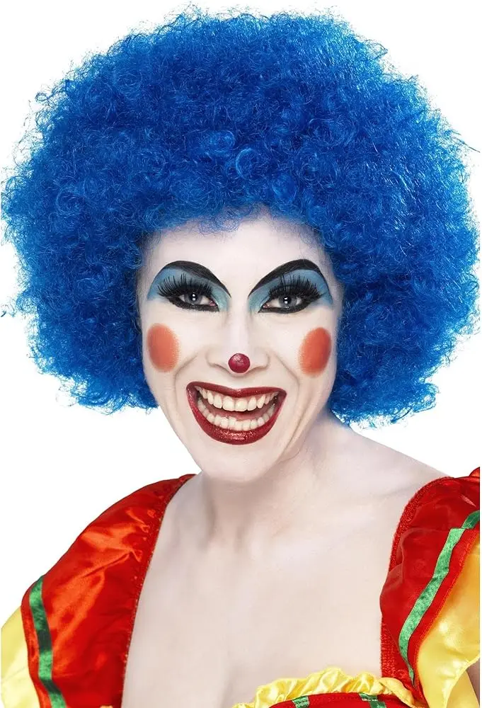 payaso peluca azul - Cómo se llama el payaso azul