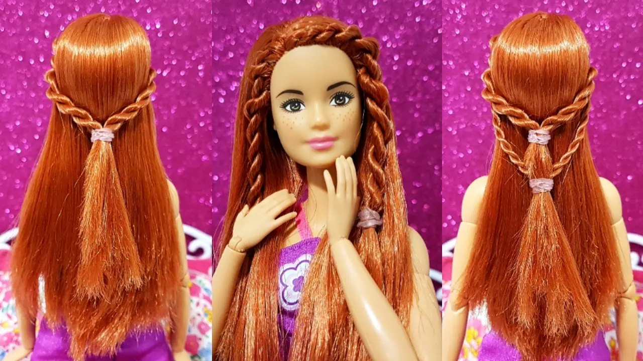 peinados para barbies de pelo largo - Cómo se llama la Barbie con pelo negro