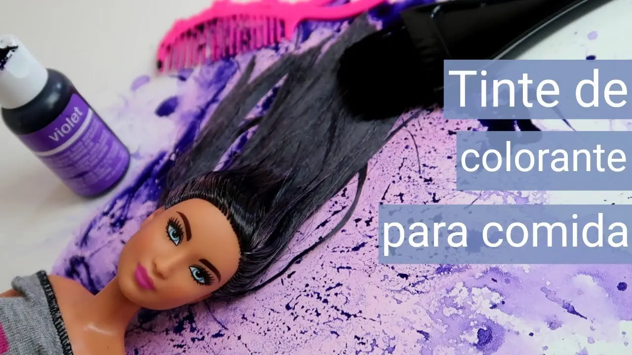 como teñir el pelo de una muñeca - Cómo teñir el pelo de una muñeca de poliéster