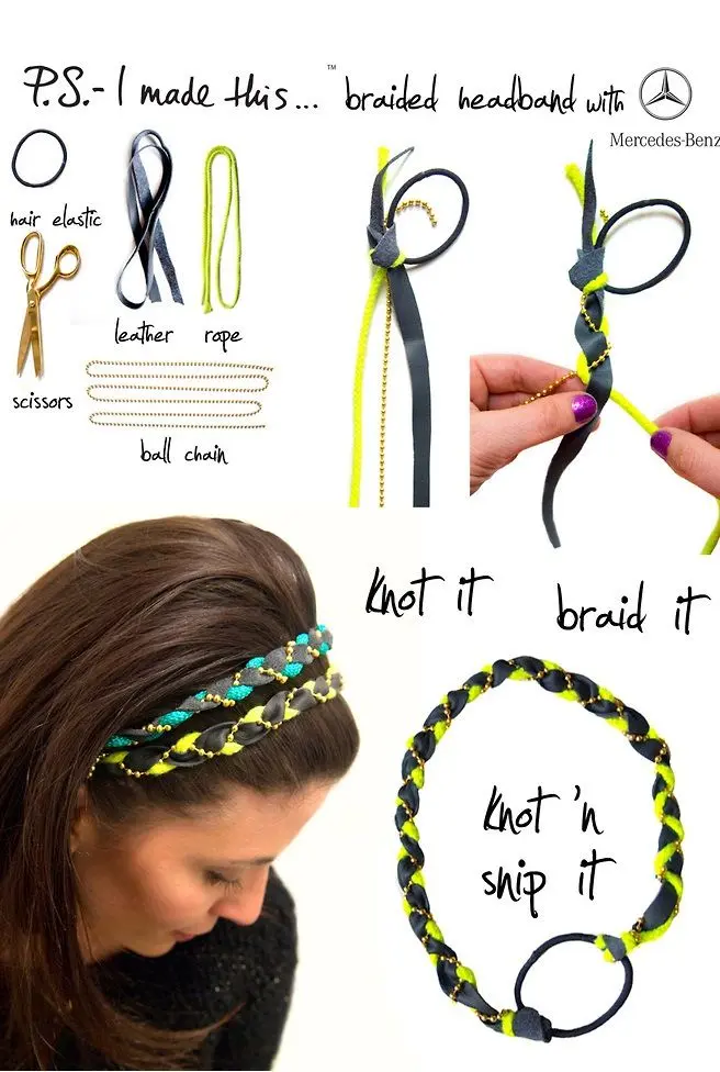 accesorios para el pelo hecho con material descartable - Cuáles son los materiales de reciclaje