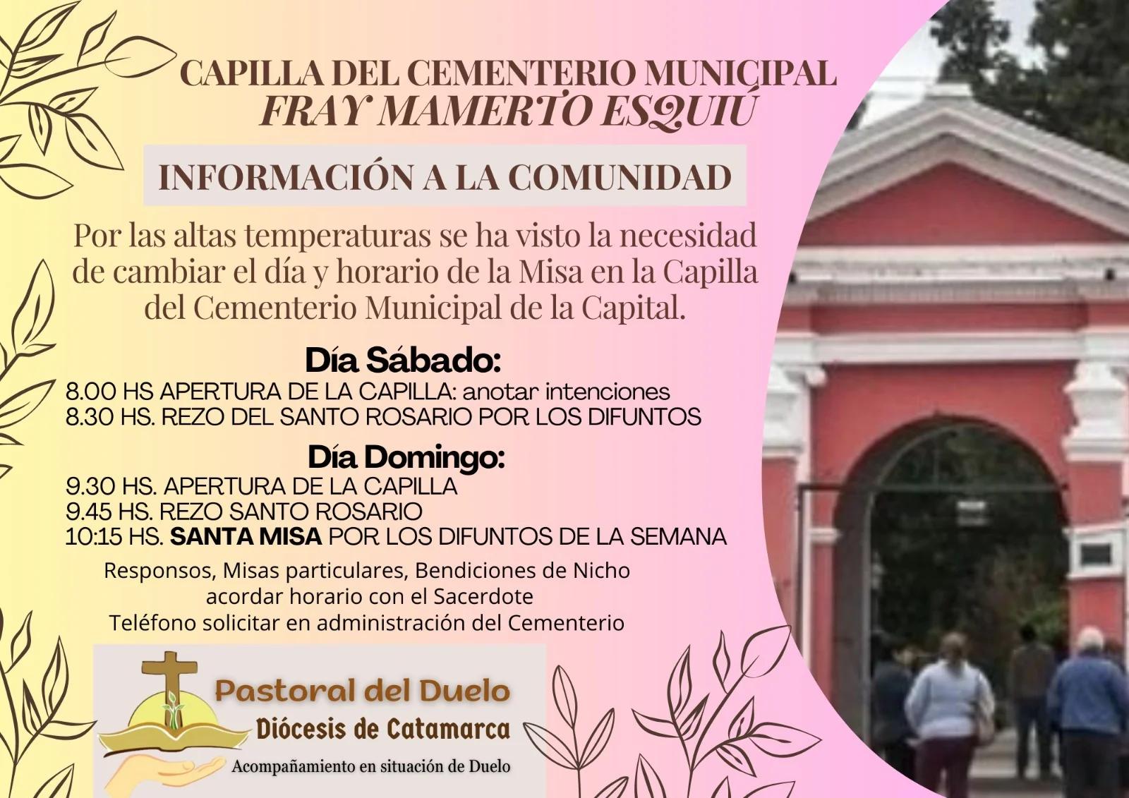 misas en capil - Cuántas misas se hacen en un día