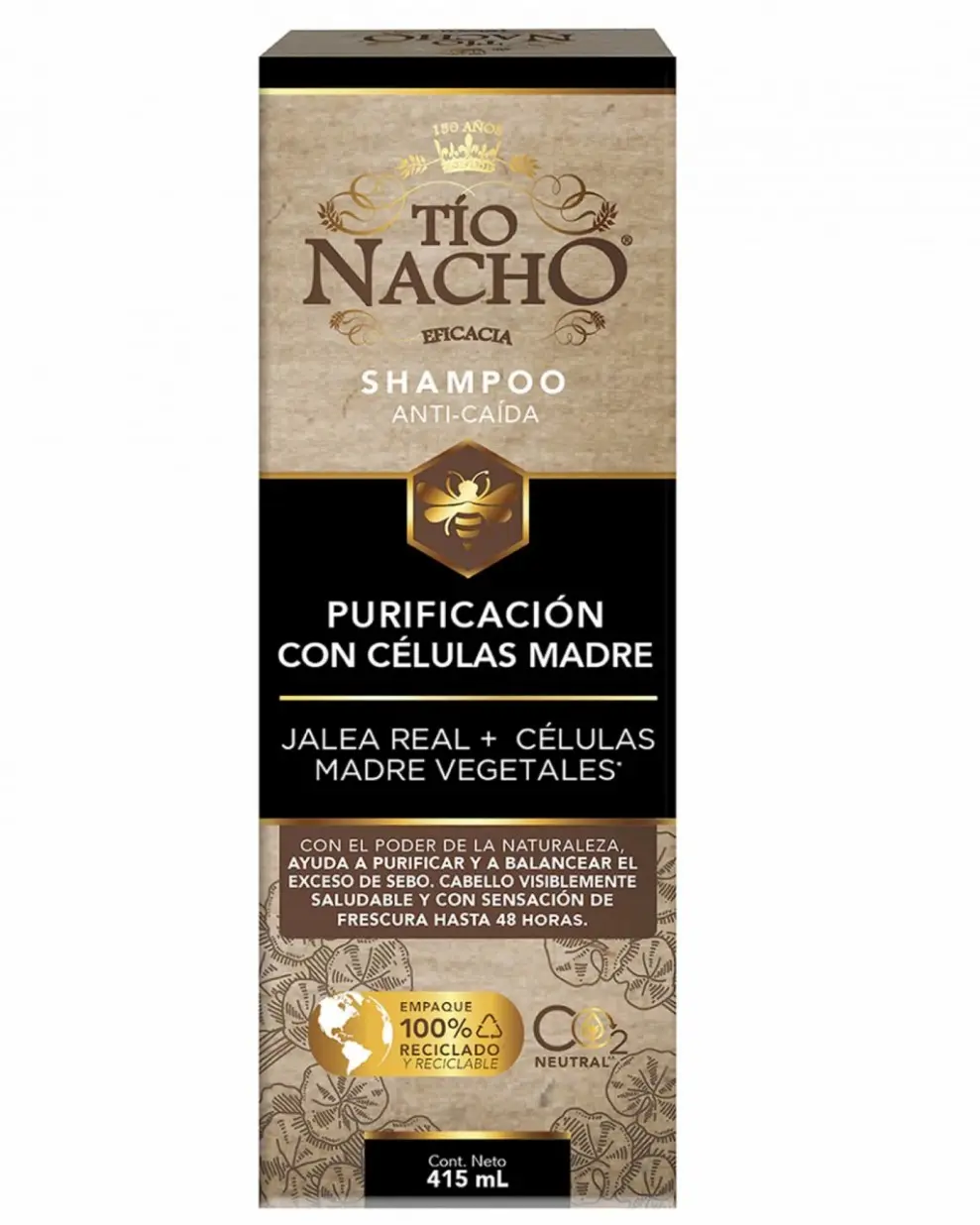 tio nacho para pelo negro - Cuánto tarda en hacer efecto Tío Nacho Anti canas