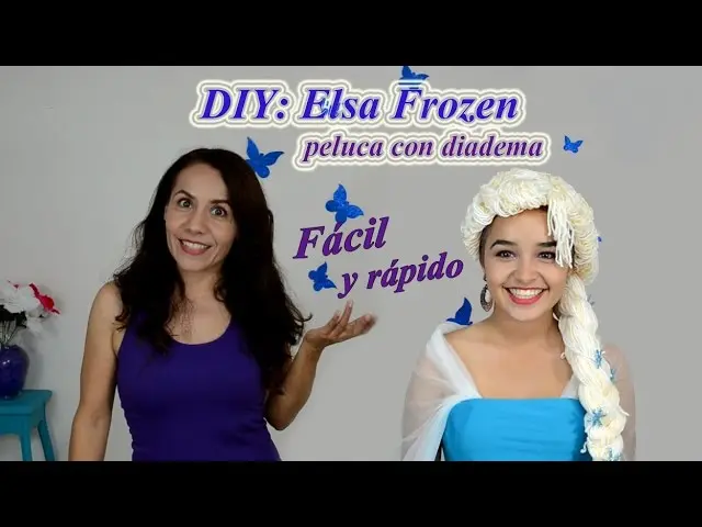 como hacer la peluca de elsa frozen con estambre - Qué animal es la mascota de Elsa Frozen