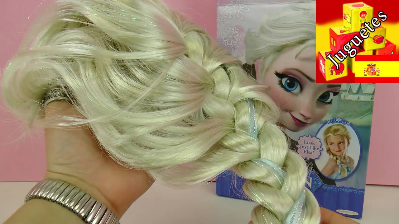 como hacer la peluca de elsa frozen con estambre - Qué construye Elsa Frozen