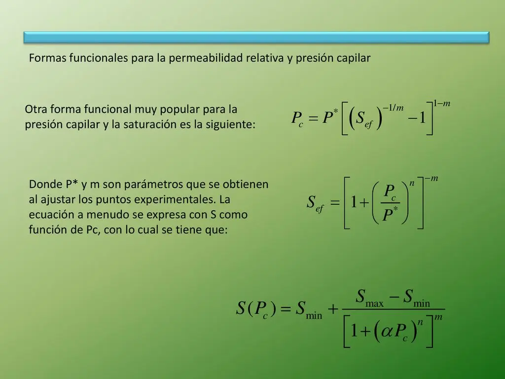 permeabilidad relativa a partir de la presion capilar - Qué es la permeabilidad absoluta