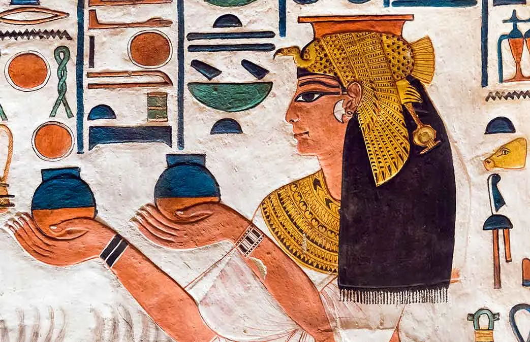 nefertari con peluca rosa - Qué tan hermosa era Nefertari