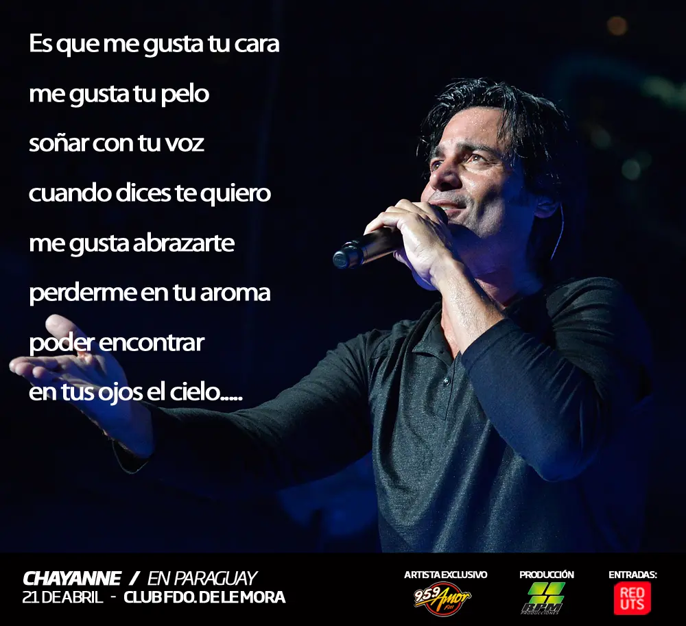 me gusta tu pelo me gusta tu voz - Quién escribió las canciones de Chayanne